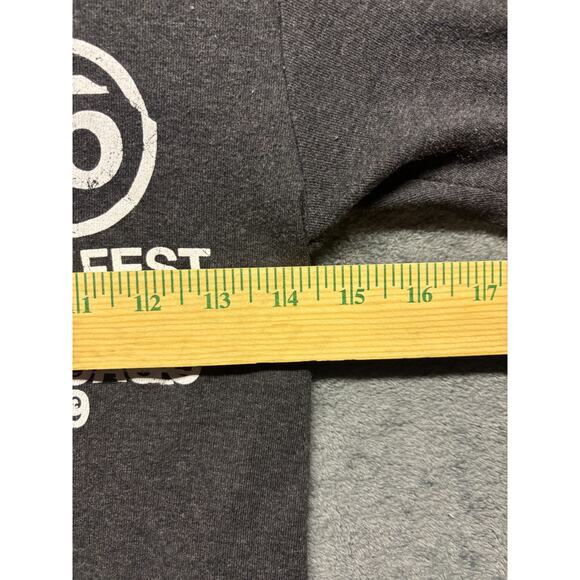 Riot Fest 15 Chicago 2019 Black Small Full Zip Hoodie - Picture 3 of 6